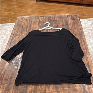 Chico's Black Long Sleeve Top
